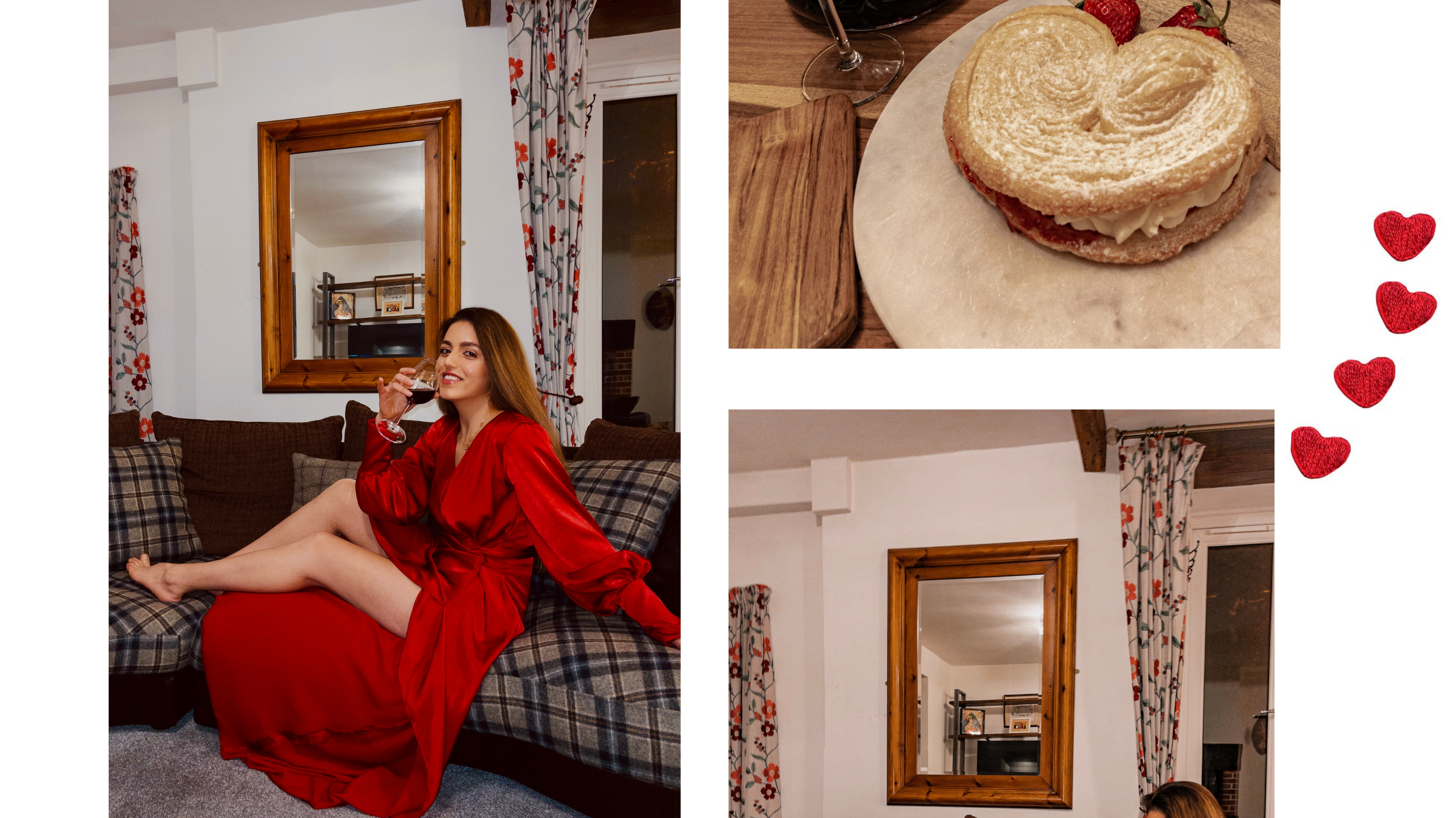 RUBY - VIVID RED PUFFED SLEEVE WRAP MAXI DRESS