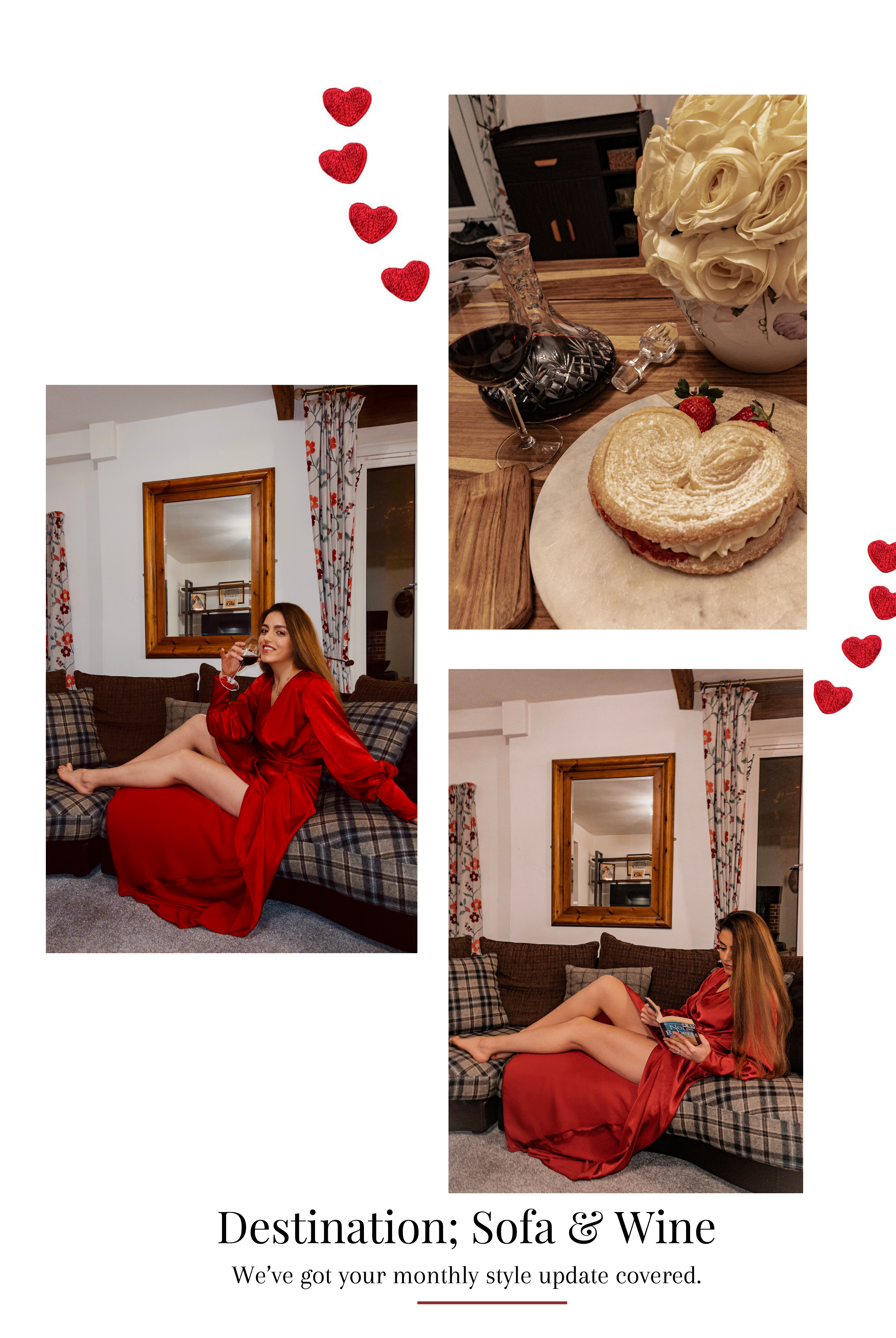 RUBY - VIVID RED PUFFED SLEEVE WRAP MAXI DRESS