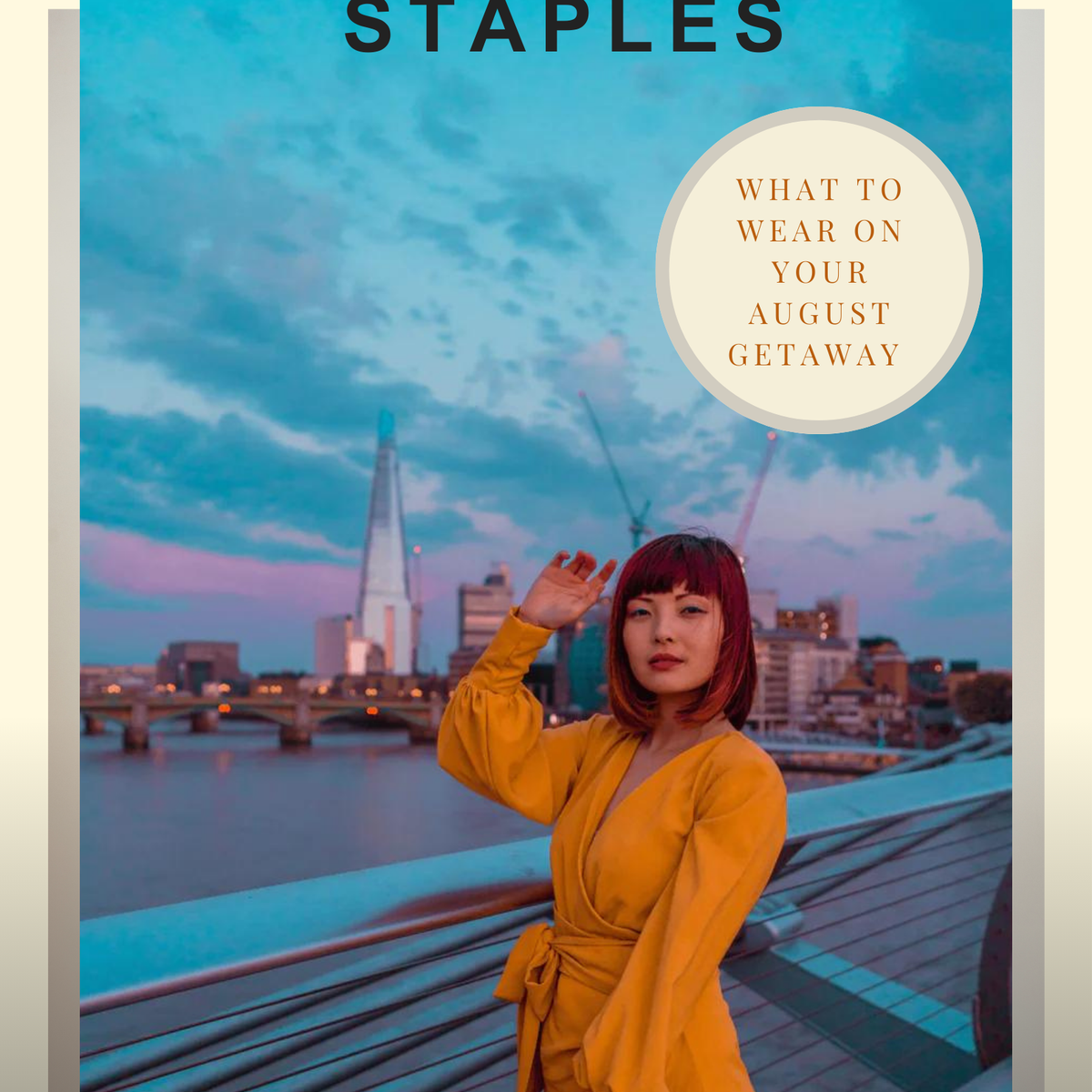 Sarvin's Suitcase Staples: What to Wear on Your August Getaway