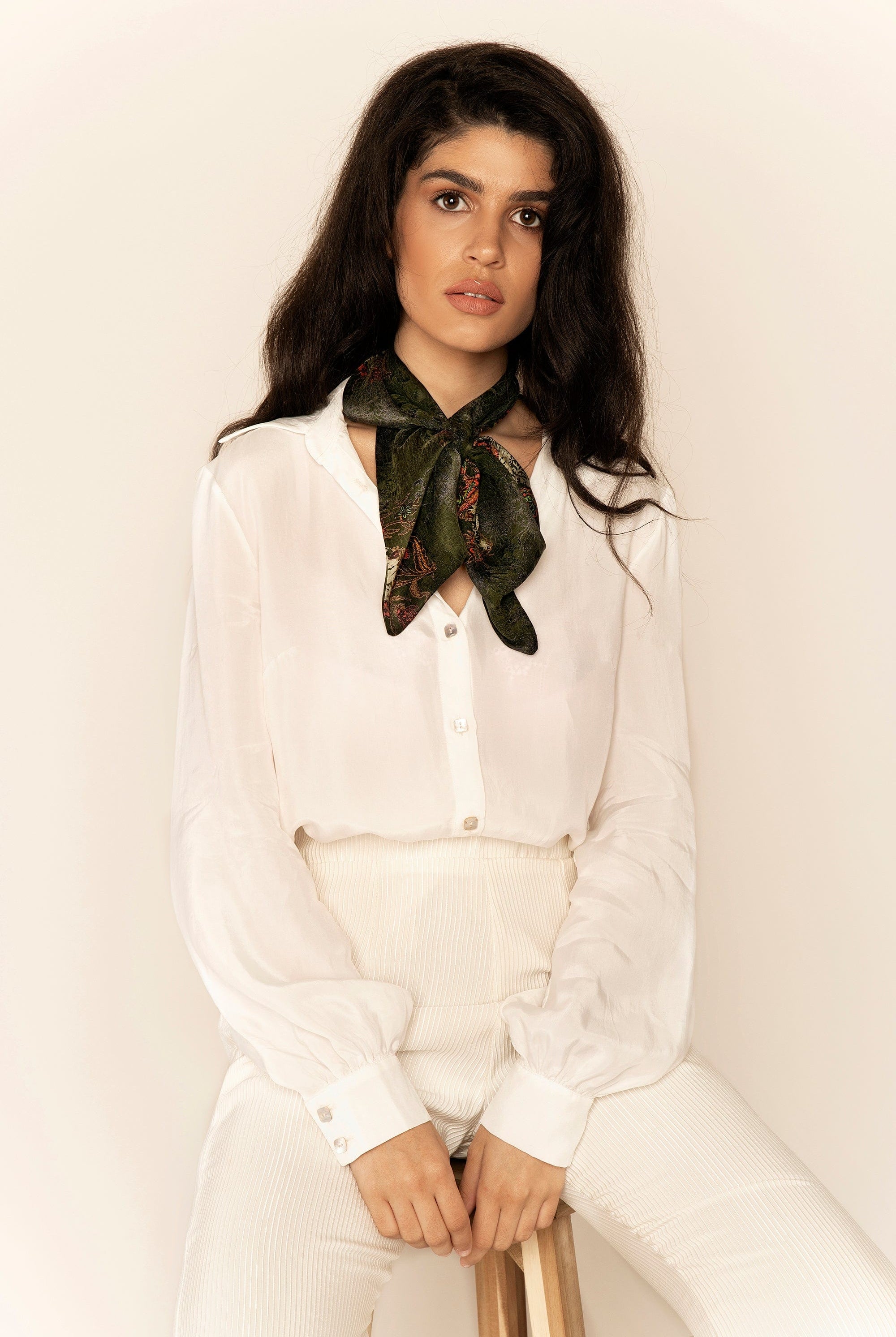 neck scarf silk