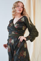 Long Sleeve Wrap Dress - Sarvin