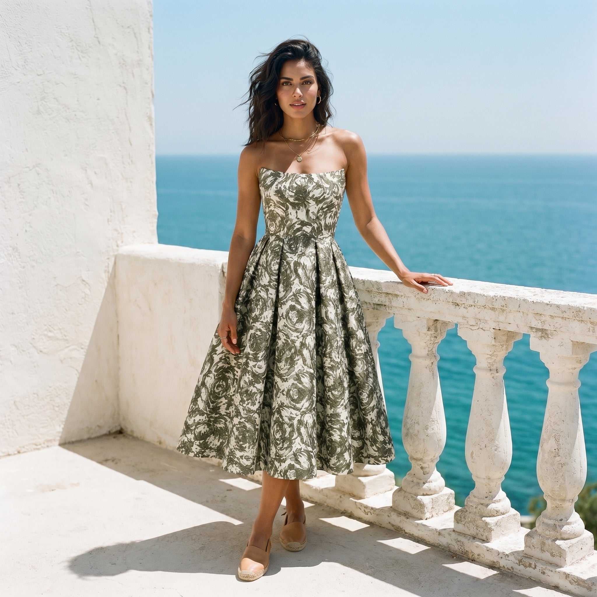 Tala Corset Midi Dress